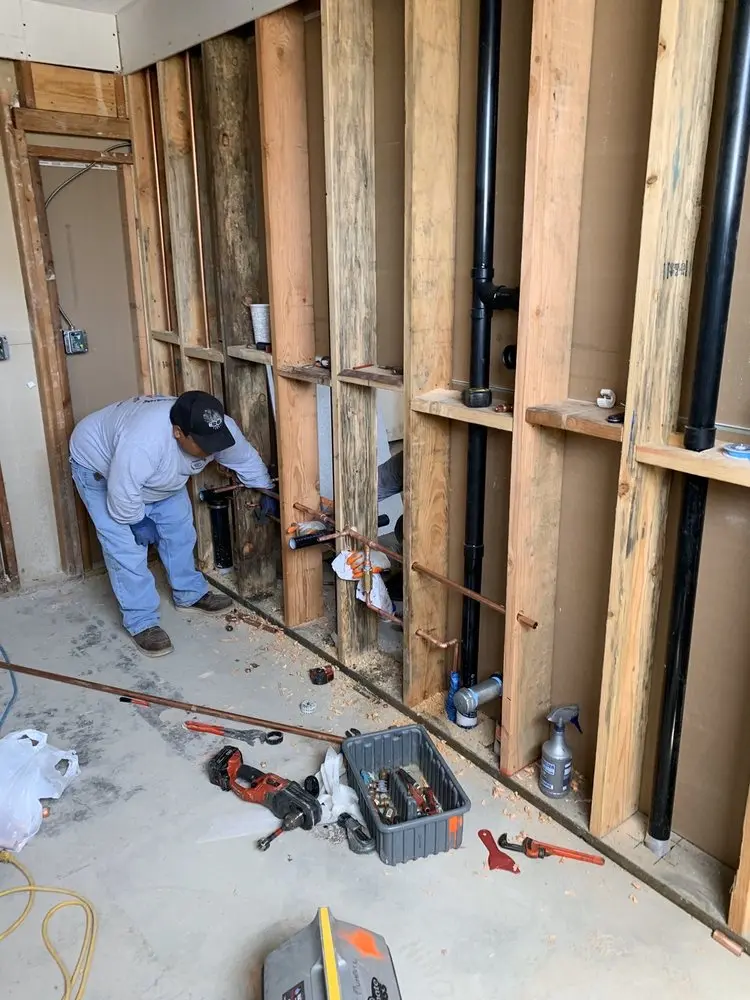 Commercial rough-in plumbing for Gas Line Repair in Alameda